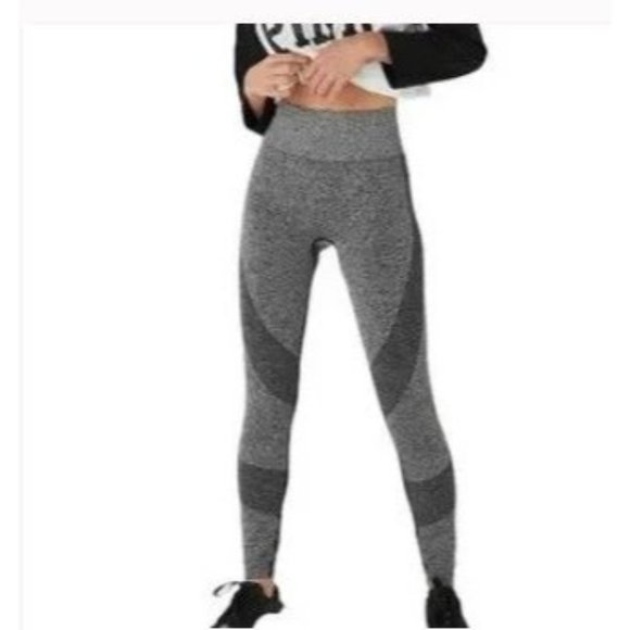 PINK Victoria's Secret Pants - PINK Victoria's Secret Seamless High Waisted Athletic Leggings Yoga Pilates Size